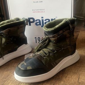 Pajar Canada Men’s Exo Lite Nylon Camo Snow Boots Size 45 US 12 Worn Once $200
